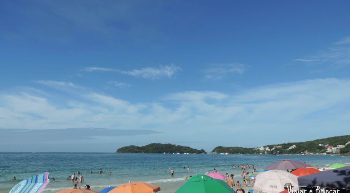 Praia de Bombinhas em Santa Catarina