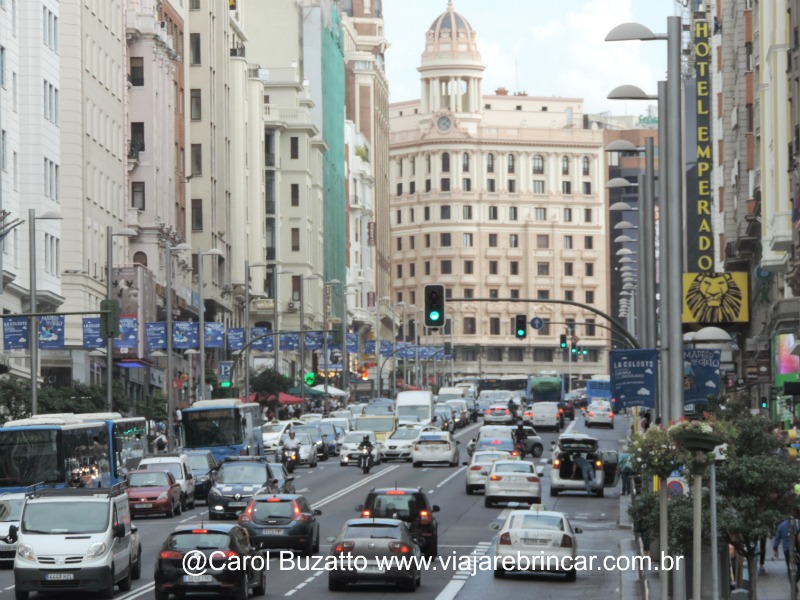 Madri e suas ruas lotadas