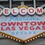 Placa de Welcome to Fabulous Las Vegas no Centro
