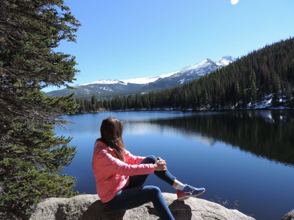 Bear Lake no Parque Nacional Rocky Mountain no  Colorado