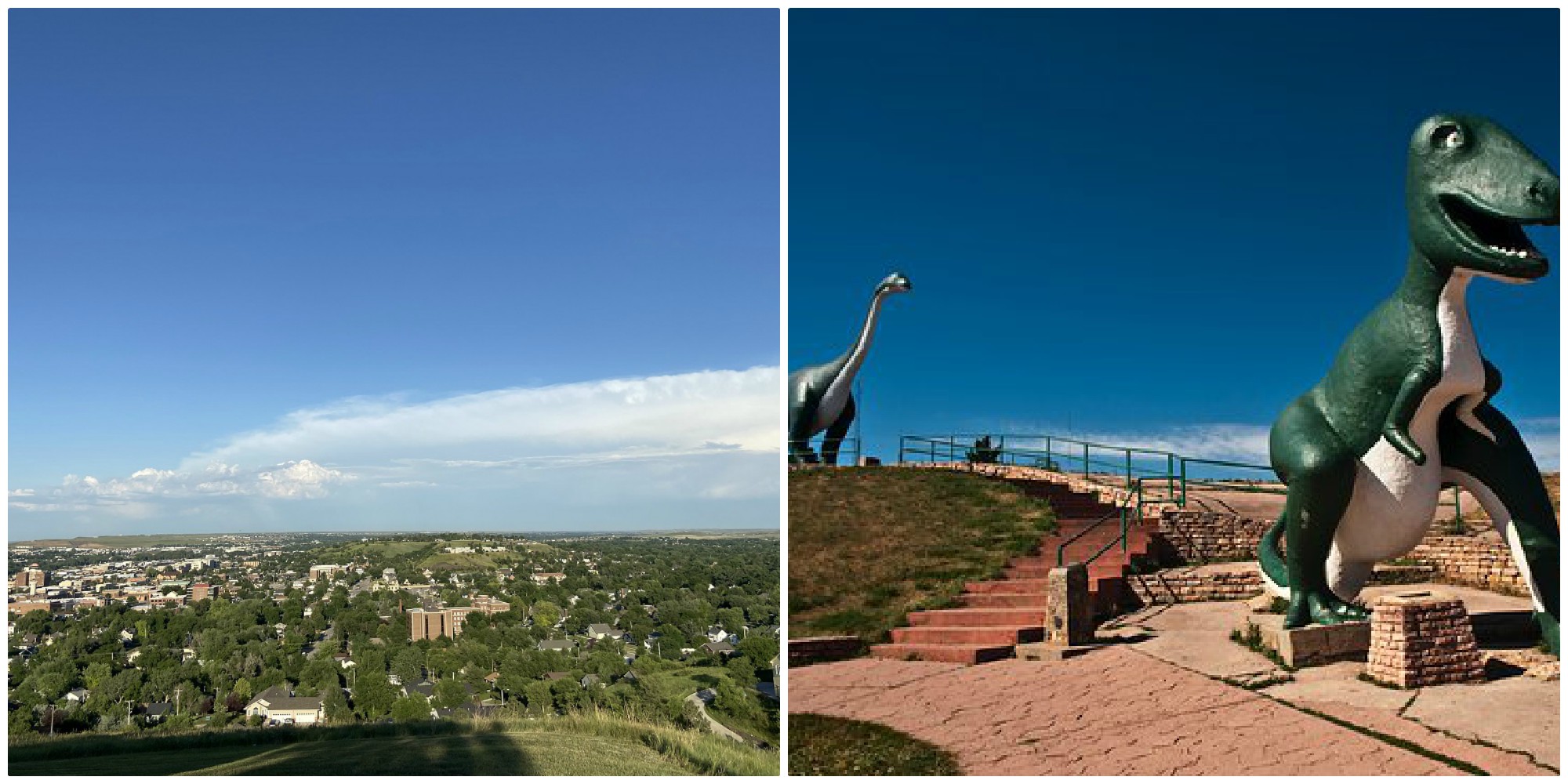 Parque dos Dinossauros em Rapid City na Dakota do Sul